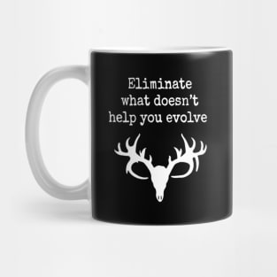 Eliminate, Design, Evolve Mug